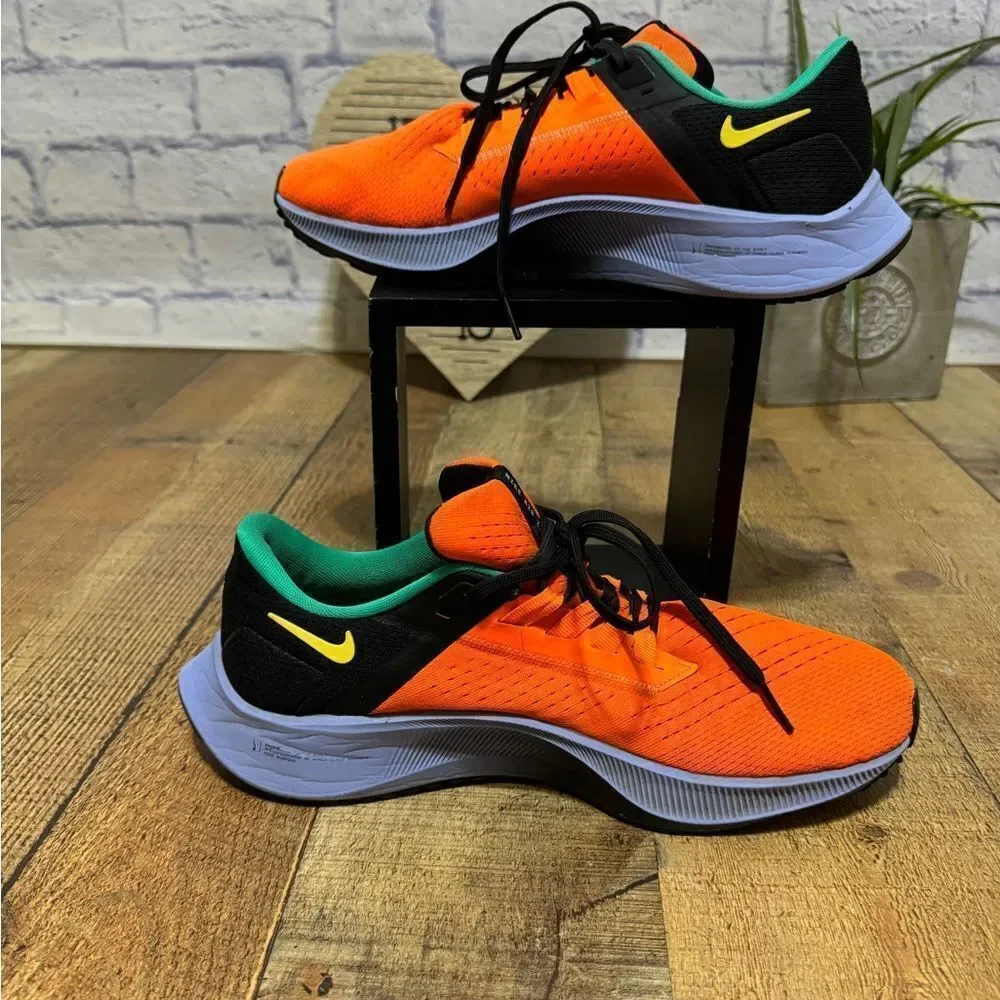 Nike Men's Air Zoom Pegasus 38 - DM9052 800 - Hyper Crimson / Yellow - Size 8.5